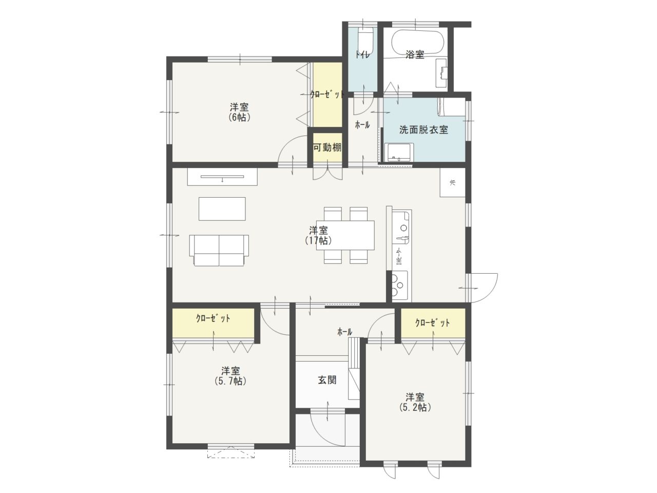 嘉麻市中益 平屋の新築建売 実藤ハウジング 飯塚市 嘉麻市 桂川町の不動産 賃貸 売買 注文住宅